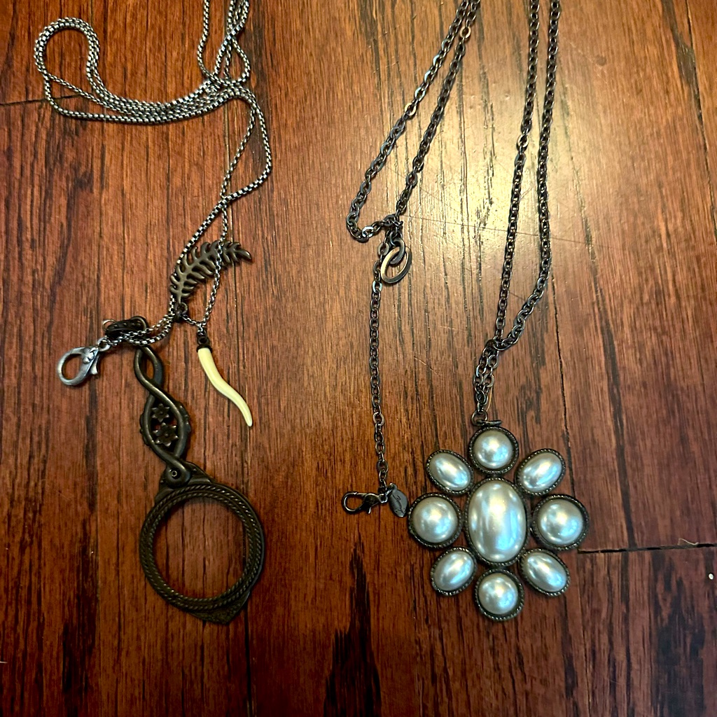 Two Costume Jewelry Necklaces